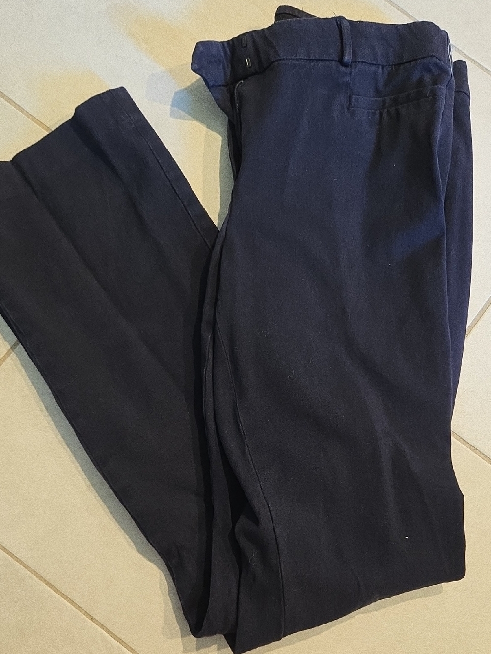 Women's Violets And Roses Navy Dress Pants